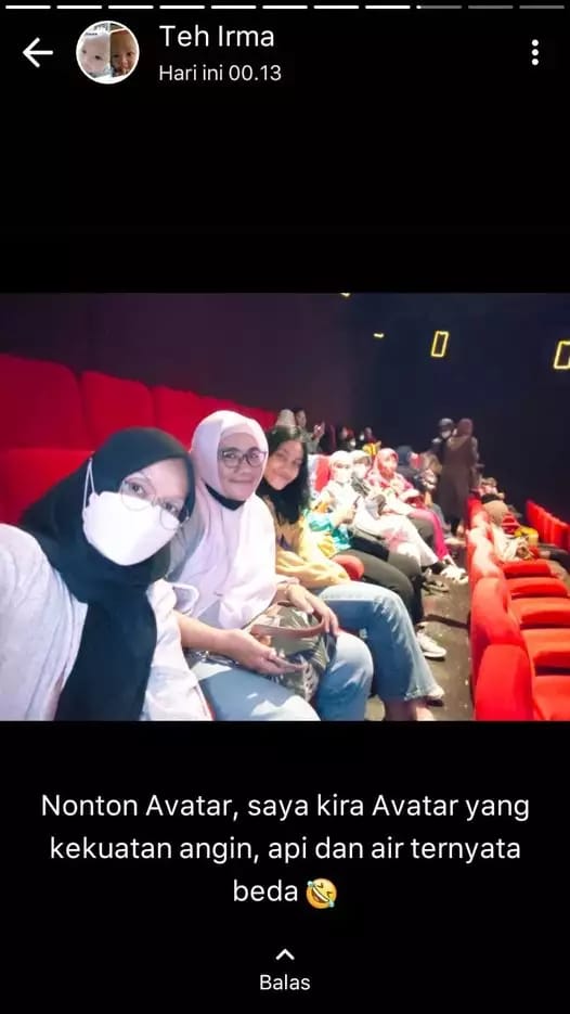 potret kocak penonton saat nonton ke bioskop © berbagai sumber