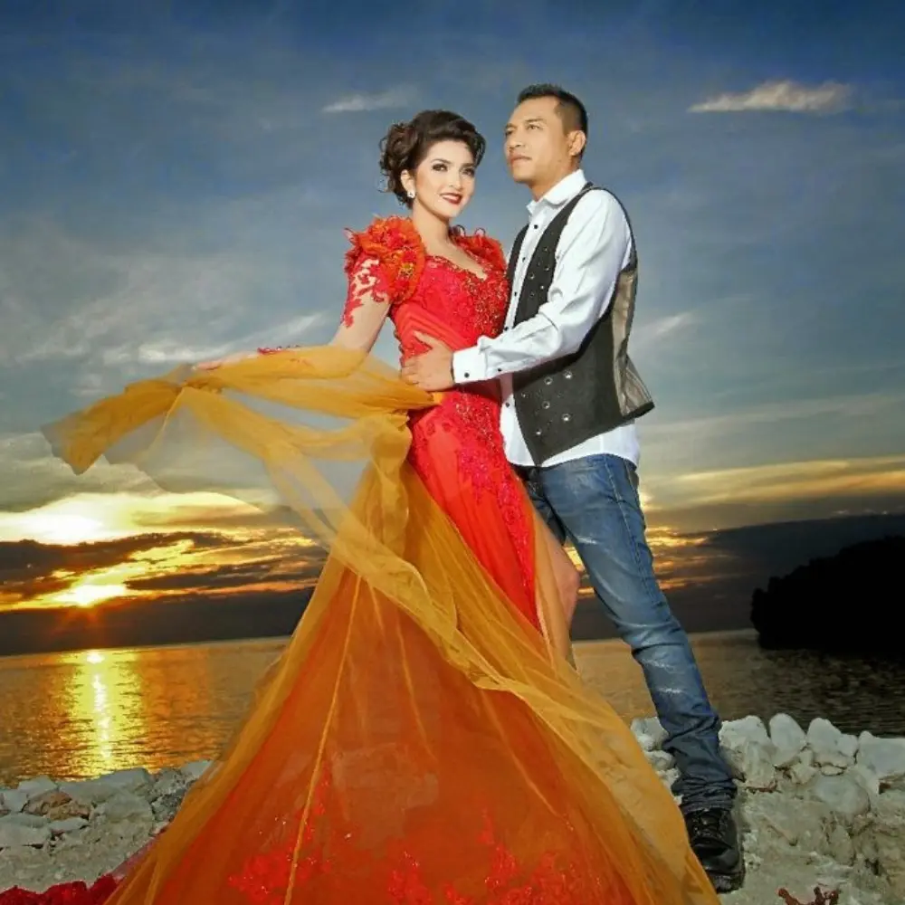 pemotretan prewedding pernikahan kedua © instagram