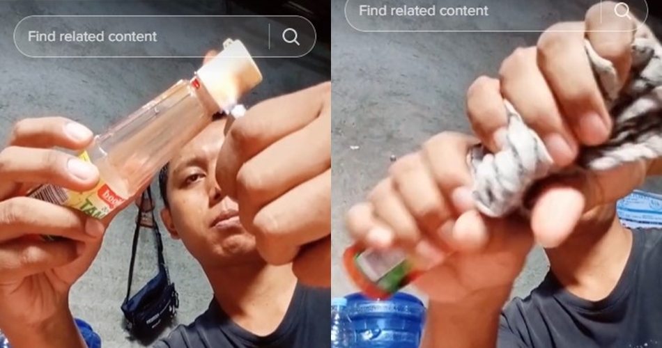 Cara mudah membuka tutup botol saus agar gampang diisi ulang ini cuma butuh bantuan 1 alat