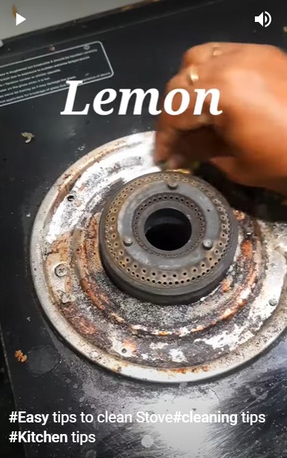 Modal 2 bahan dapur, begini cara mudah bersihkan tungku burner kompor tanam yang berkerak