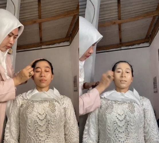 Wanita dengan mata sayu dirias MUA © 2023 brilio.net Wanita dengan mata sayu dirias MUA © 2023 brilio.net