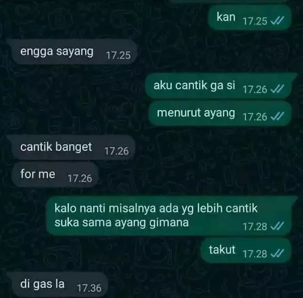 Chat lucu pacar posesif Berbagai sumber