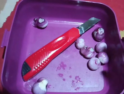 Unik, pria ini tunjukkan trik mudah mengiris bawang merah tanpa bikin mata pedih
