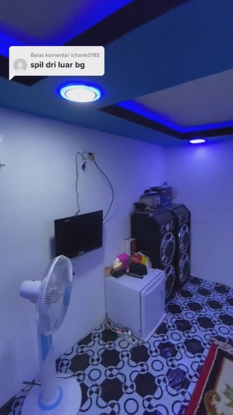  gubuk anyaman bambu interiornya estetik © TikTok/@ramlank_