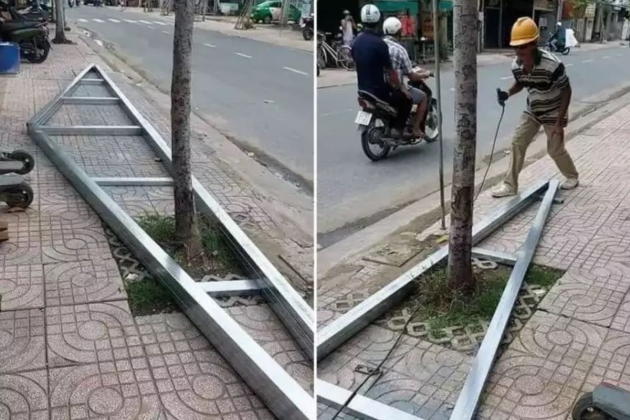 Potret kocak di pinggir jalan Berbagai sumber