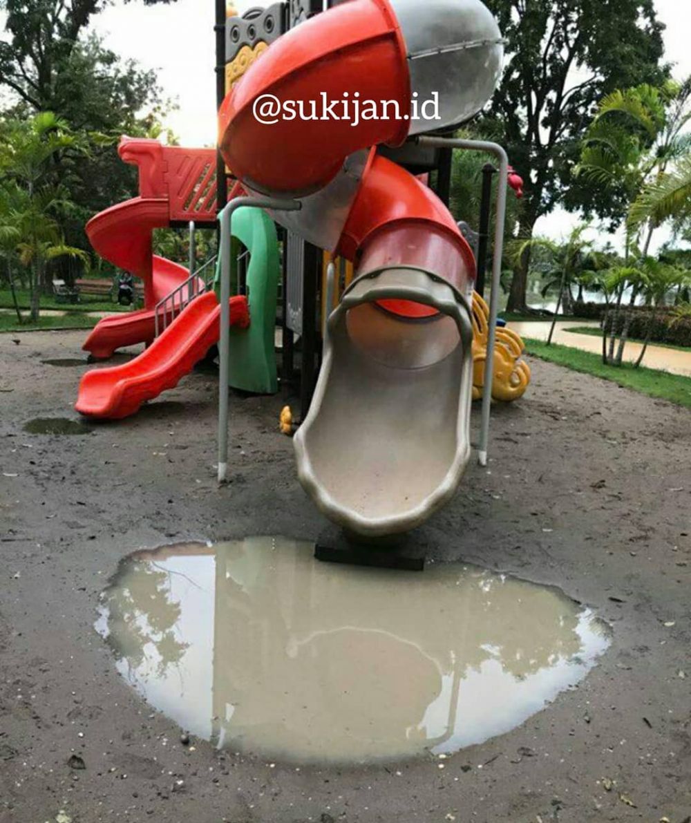 wahana permainan ini bikin bingung pengunjung © berbagai sumber