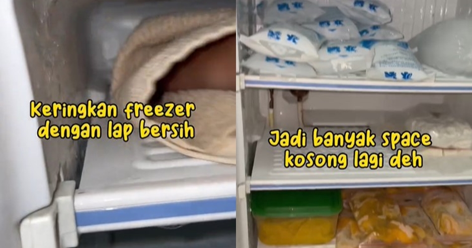 Tanpa plastik dan kipas angin, ini cara cepat mencairkan bunga es di kulkas