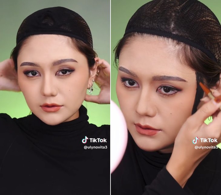 recreate makeup Jisoo © TikTok