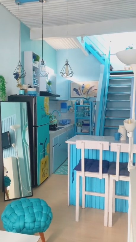 rumah batako Rp 50 juta dalamnya estetik © TikTok/@jujupermanaa