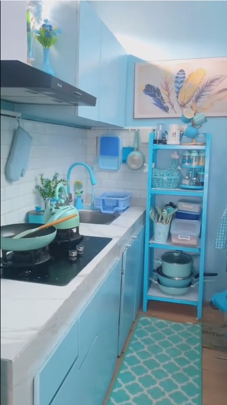 rumah batako Rp 50 juta dalamnya estetik © TikTok/@jujupermanaa