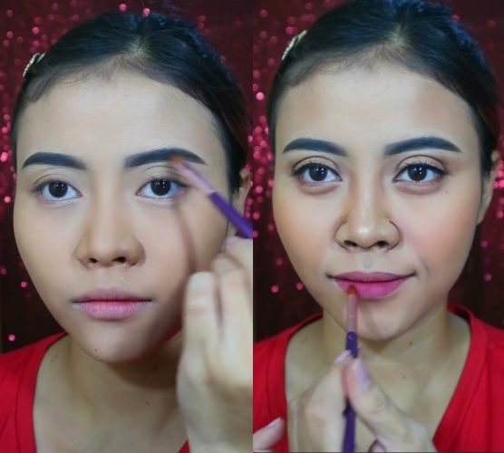 wanita recreate makeup Nagita Slavina © TikTok