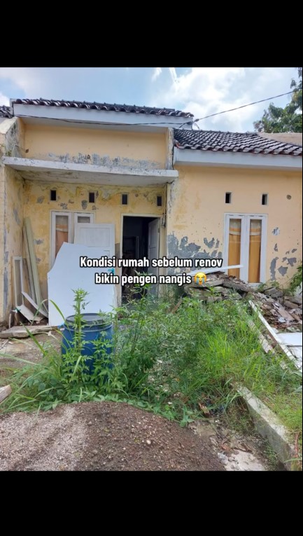 rumah subsidi tipe 28 disulap © TikTok