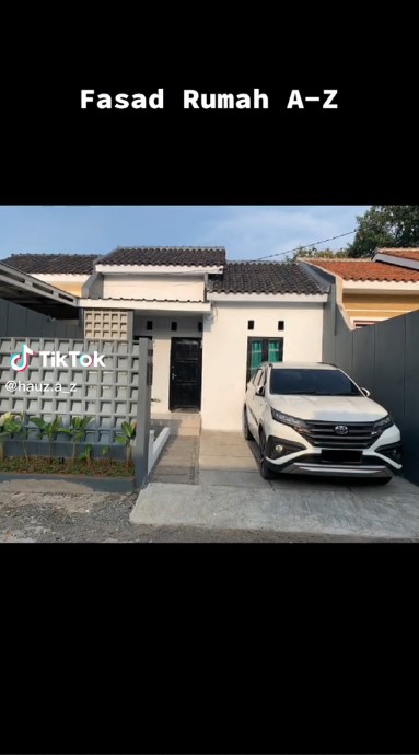 rumah subsidi tipe 28 disulap © TikTok