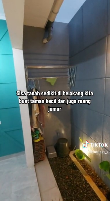 rumah subsidi tipe 28 disulap © TikTok