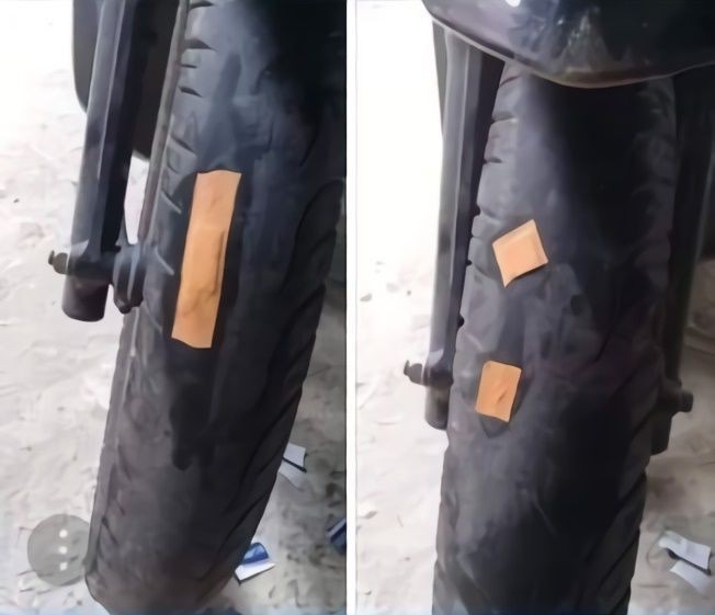 kelakuan orang saat nambal ban bocor © berbagai sumber kelakuan orang saat nambal ban bocor © berbagai sumber