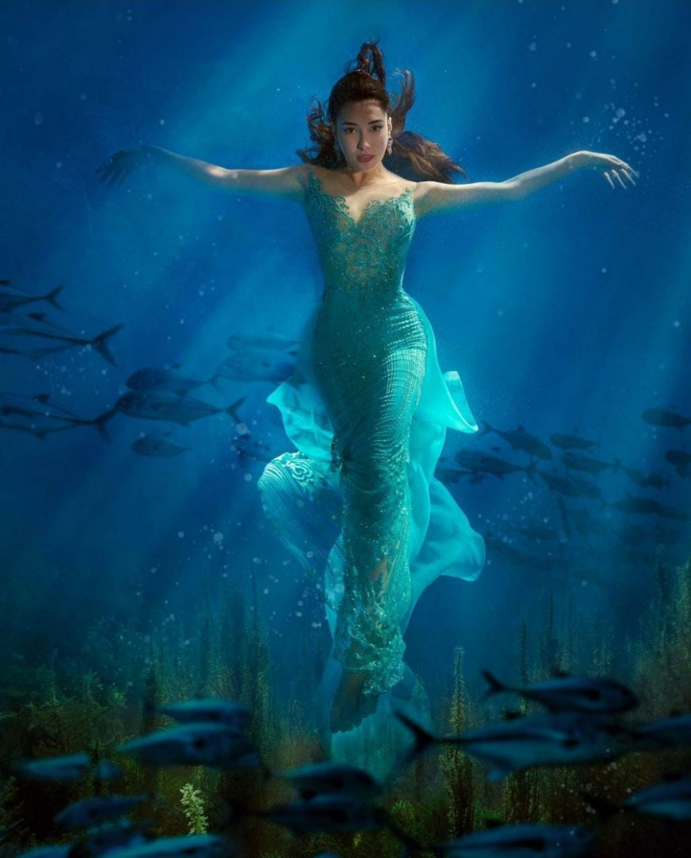 Pemotretan artis bertema Little Mermaid Istimewa