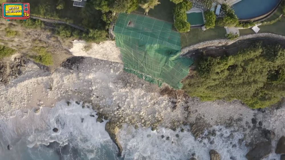 Spot foto favorit hancur usai tebing longsor di Bali, intip 9 kondisi vila mewah Maia Estianty