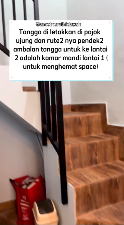 Bangun rumah dengan luas tanah 25 m © Instagram
