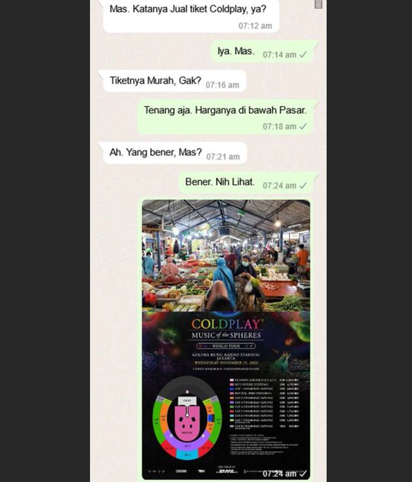 Chat lucu transaksi online Berbagai sumber