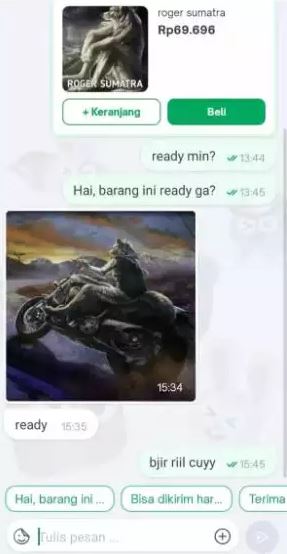 Chat lucu transaksi online Berbagai sumber Chat lucu transaksi online Berbagai sumber