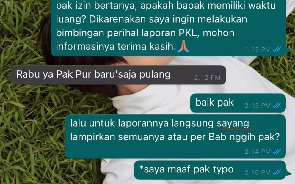 chat lucu dengan dosen pembimbing Berbagai sumber chat lucu dengan dosen pembimbing Berbagai sumber