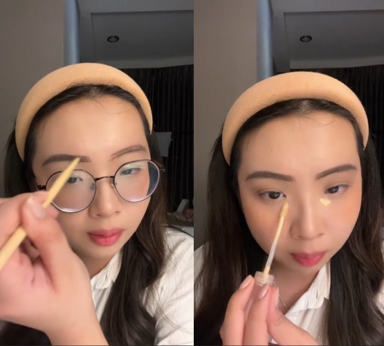 Wanita berparas oriental ini recreate makeup ala Mei Mei ‘Upin Ipin’, hasilnya malah mirip idol K-pop
