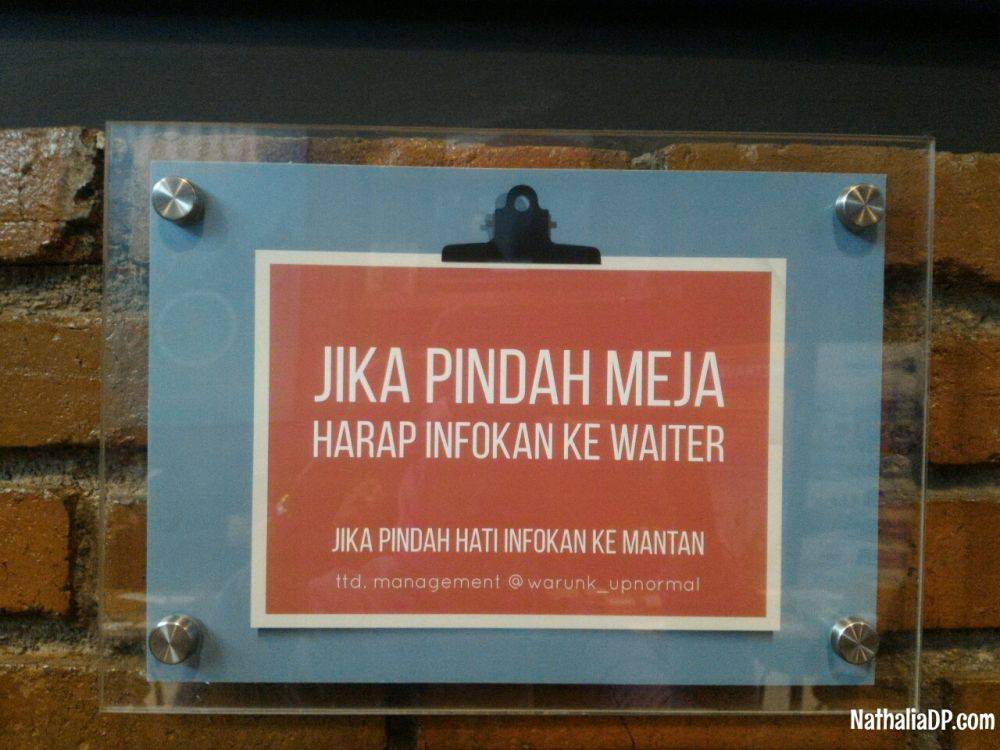 11 Potret kocak pemberitahuan di restoran © berbagai sumber 11 Potret kocak pemberitahuan di restoran © berbagai sumber