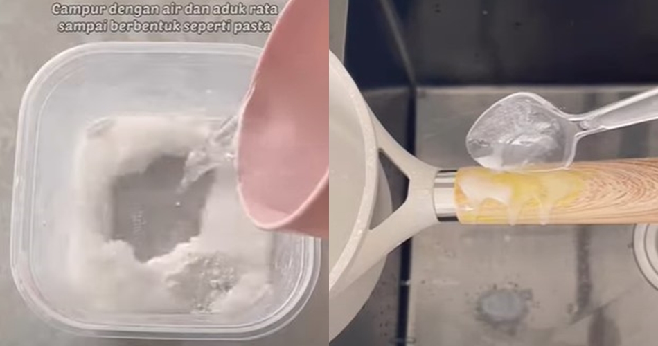 Hanya pakai 2 bahan, begini cara lenyapkan noda kunyit di perabot dapur kayu