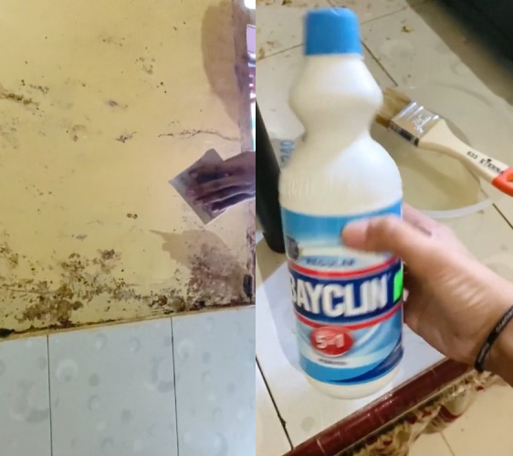 Makeover dapur lama di bawah 1 juta © TikTok