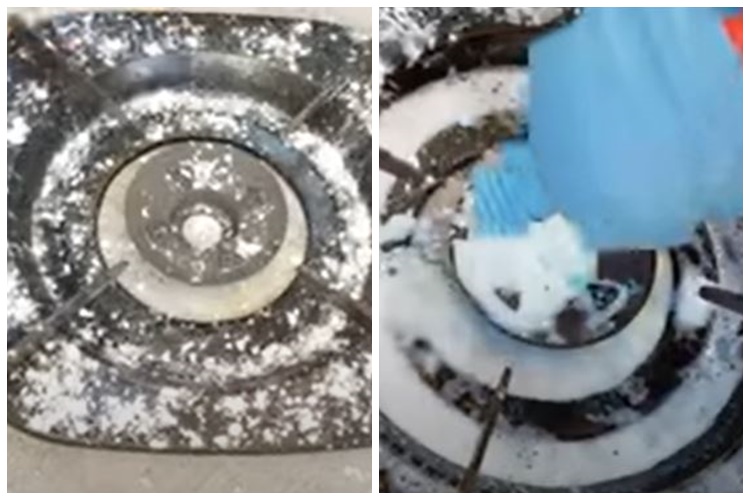 Cukup pakai 2 bahan, begini cara ampuh bersihkan noda membandel pada tungku kompor