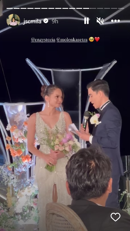 resepsi pernikahan Enzy Storia © berbagai sumber