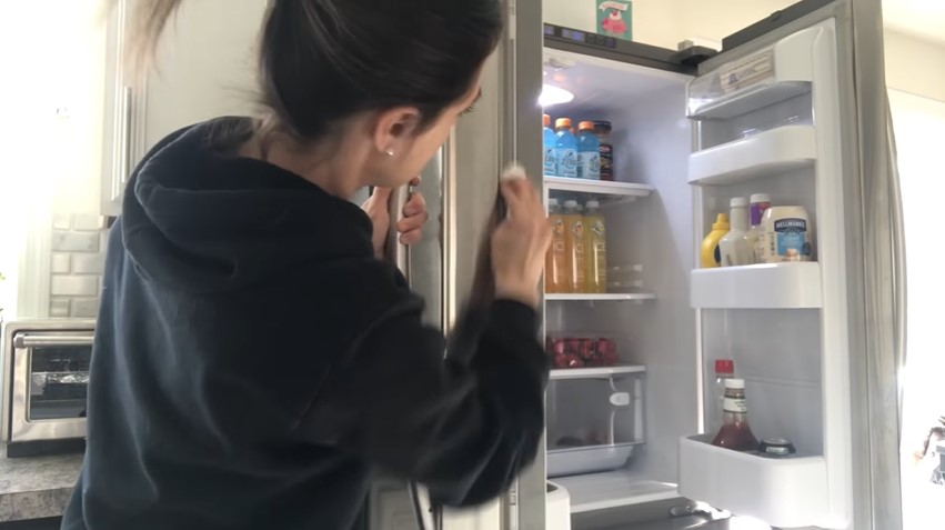 Cuma pakai 2 bahan dapur, begini cara basmi jamur di karet pintu kulkas