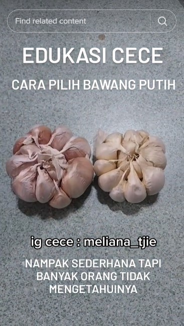 Wajib tahu, ini trik jitu memilih bawang putih yang lebih wangi dan mudah dikupas