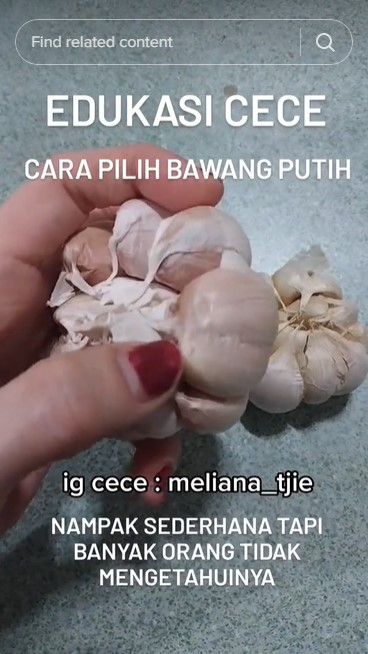 Wajib tahu, ini trik jitu memilih bawang putih yang lebih wangi dan mudah dikupas