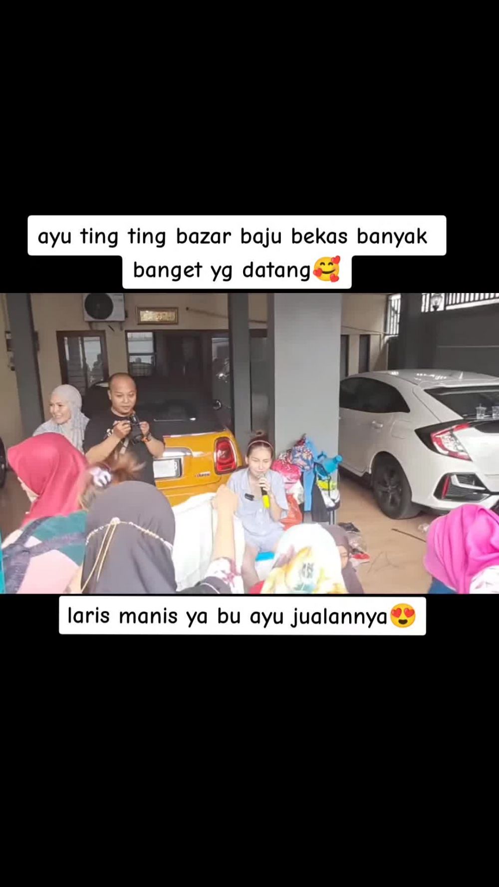 ayu ting ting jualan baju © berbagai sumber