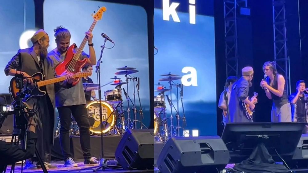 Sakti ikut manggung balik bareng Sheila on 7 © berbagai sumber
