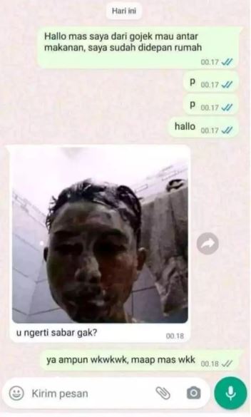 Chat lucu driver ojek online marah Berbagai sumber Chat lucu driver ojek online marah Berbagai sumber