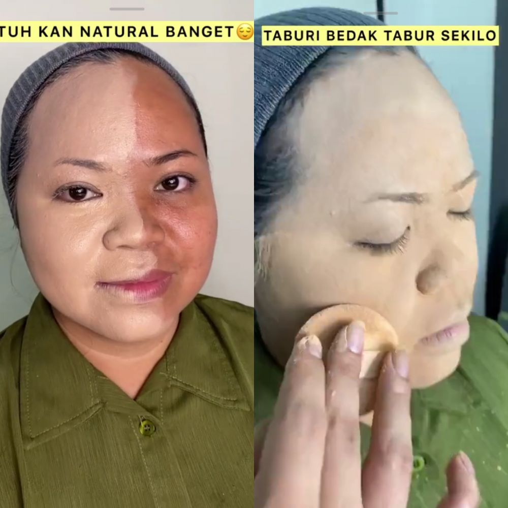 makeup mirip Siti nurhaliza © TikTok 