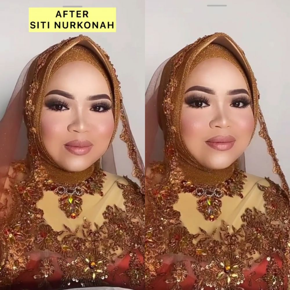 makeup mirip Siti nurhaliza © TikTok 