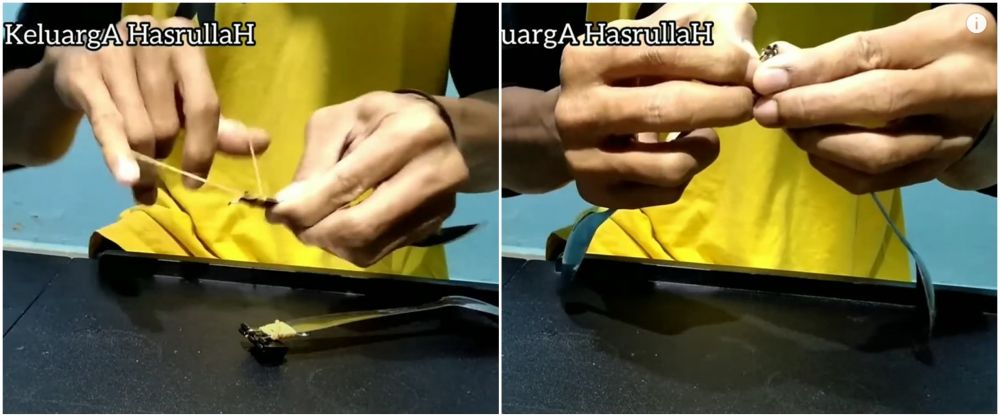 Cara kreatif menyulap sendok jadi capitan makanan, praktis pakai 2 alat sederhana