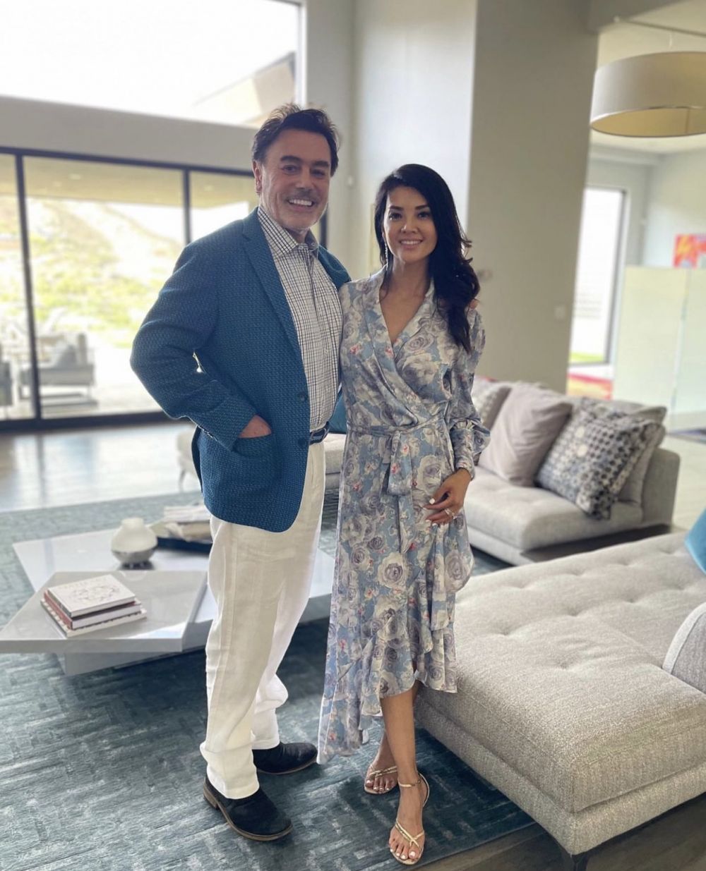 potret mesra farah quinn dan suami yang disebut mirip tony stark © berbagai sumber