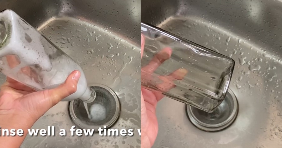 Tak perlu pakai cuka, begini cara mudah bersihkan bagian dalam botol minyak goreng agar kesat