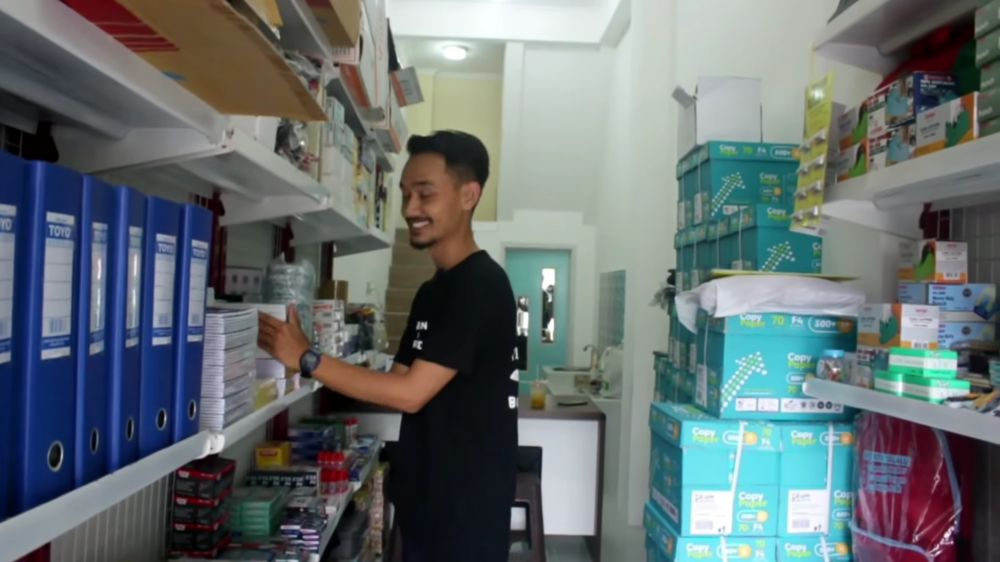 rumah lebar 2 meter tipis tapi nyaman © YouTube/Pasutri Gaje Home Tour