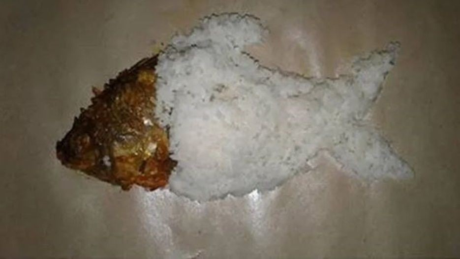 Potret kocak makan pakai lauk ikan Berbagai sumber