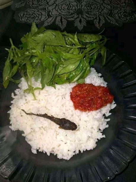 Potret kocak makan pakai lauk ikan Berbagai sumber