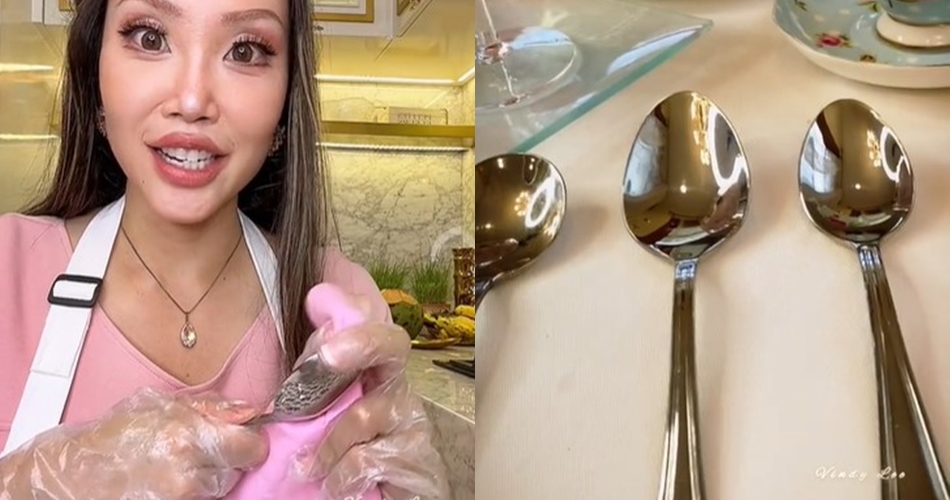 Tanpa direndam, cara hilangkan noda di alat makan stainless steel biar kinclong pakai 1 bahan dapur