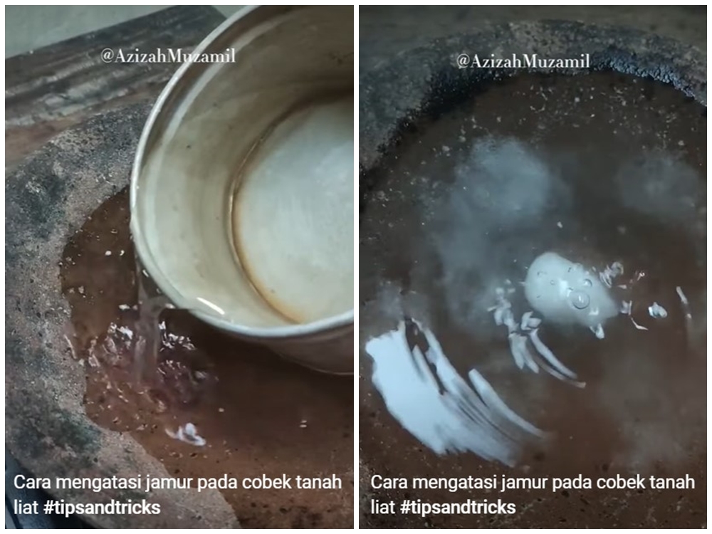 Jangan cuma dicuci, begini cara menghilangkan jamur di cobek tanah liat agar tak tumbuh lagi