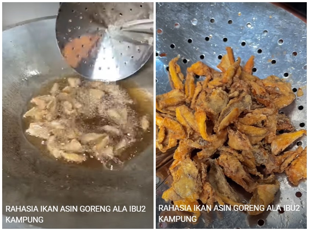 Cara goreng ikan asin kering ini bikin teksturnya renyah dan nggak mudah gosong