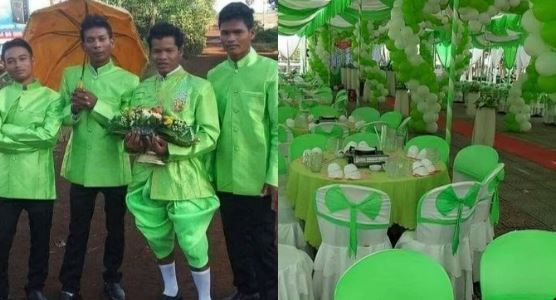 Potret kocak kostum pernikahan Berbagai sumber