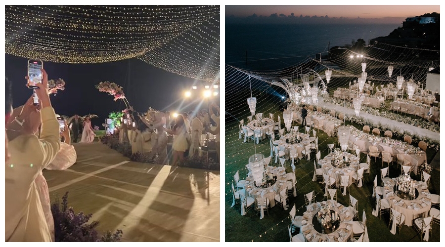 7 beda gaya resepsi pernikahan Jessica Mila dan Enzy Storia © 2023 berbagai sumber